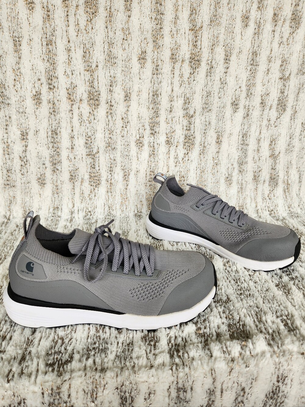 Carhartt Force "Haslett ESD Nano Toe Knit Work Shoe" Grey | Women's Size 7.5 - Picture 7 of 13
